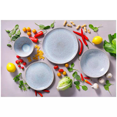 Palmer Serviesset Light Blue Sea Stoneware 6-persoons 24-delig Blauw