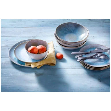 Palmer Serviesset Light Blue Sea Stoneware 6-persoons 24-delig Blauw