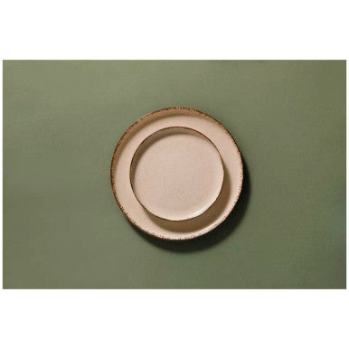 Palmer Bord Antigo 28 cm Porselein Crème 2 stuks