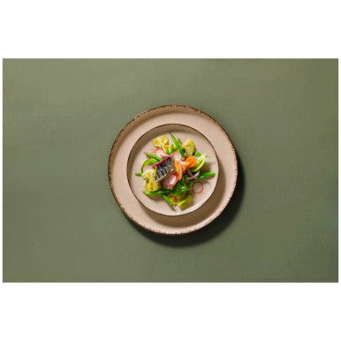 Palmer Bord Antigo 28 cm Porselein Crème 2 stuks