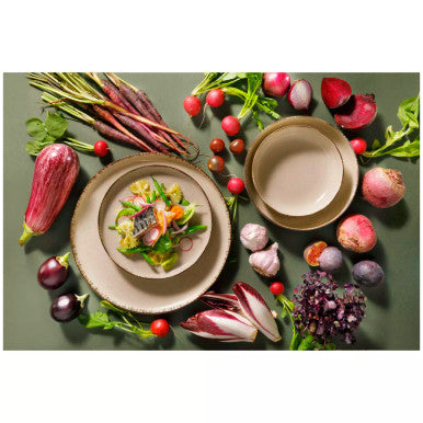 Palmer Bord Antigo 28 cm Porselein Crème 2 stuks