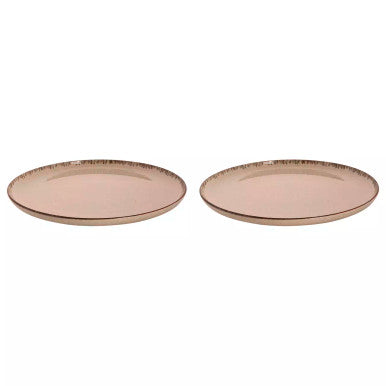 Palmer Bord Antigo 28 cm Porselein Crème 2 stuks