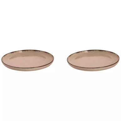 Palmer Bord Antigo 19 cm Porselein Crème 2 stuks