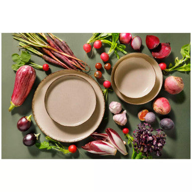 Palmer Bord diep Antigo 19 cm Porselein Crème 2 stuks