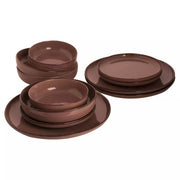 Palmer Serviesset Antigo Porselein 6-persoons 24-delig Bruin