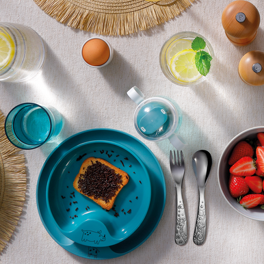 Besteksets Kids Printed 1 persoons, 4-delig 1-persoons