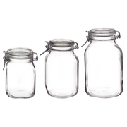 Rocco Bormioli Weckpotset Fido 1L+2L+3L 3-dlg