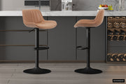 Bar stool 'Fenna' PU Cognac