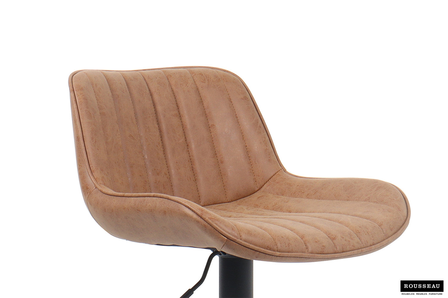Bar stool 'Fenna' PU Cognac