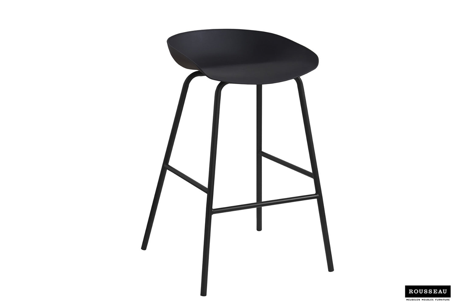 Counter stool 'Anna' PP Black