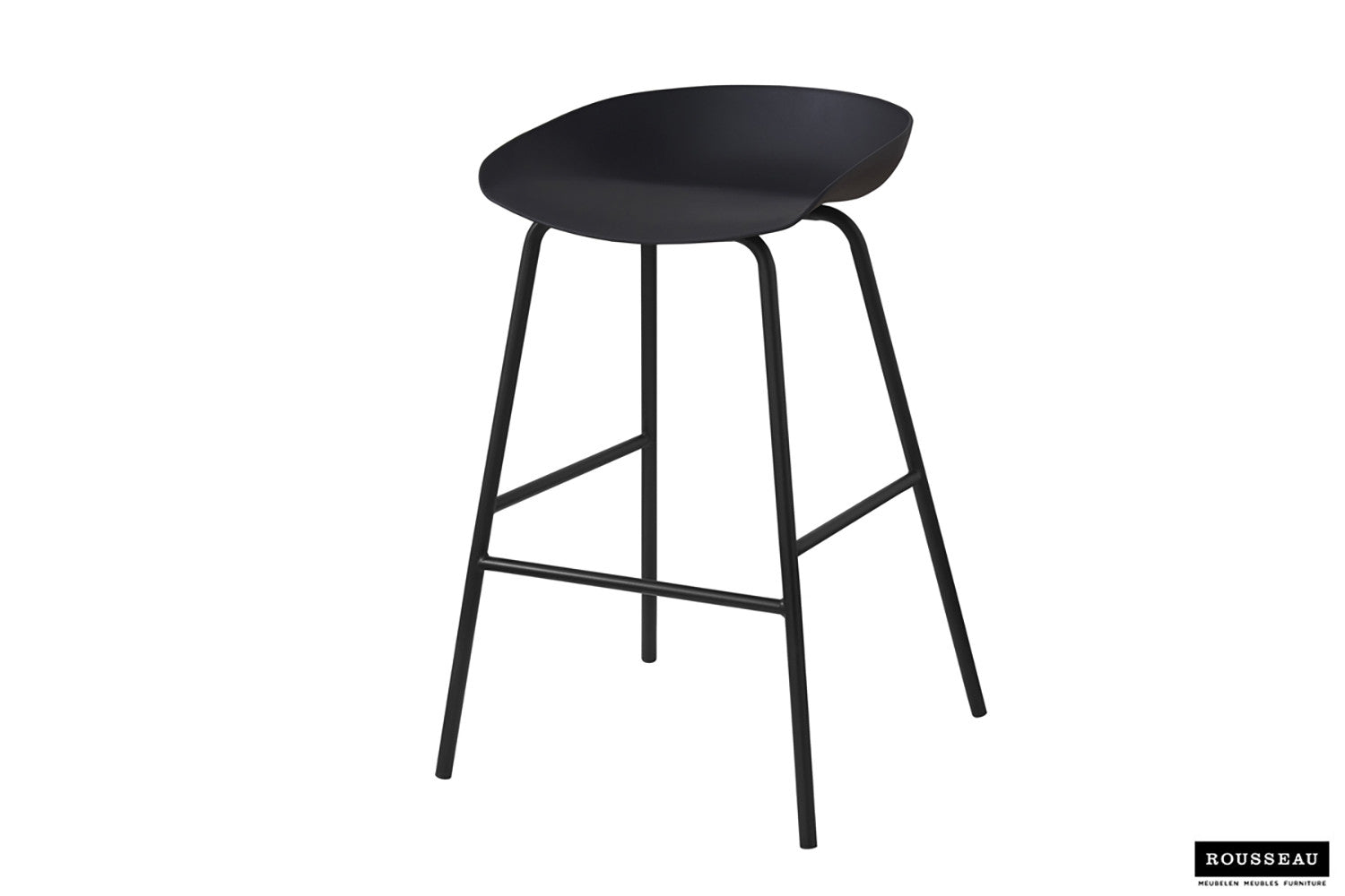Counter stool 'Anna' PP Black
