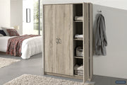Wardrobe 'Ray' 3 doors Sonoma