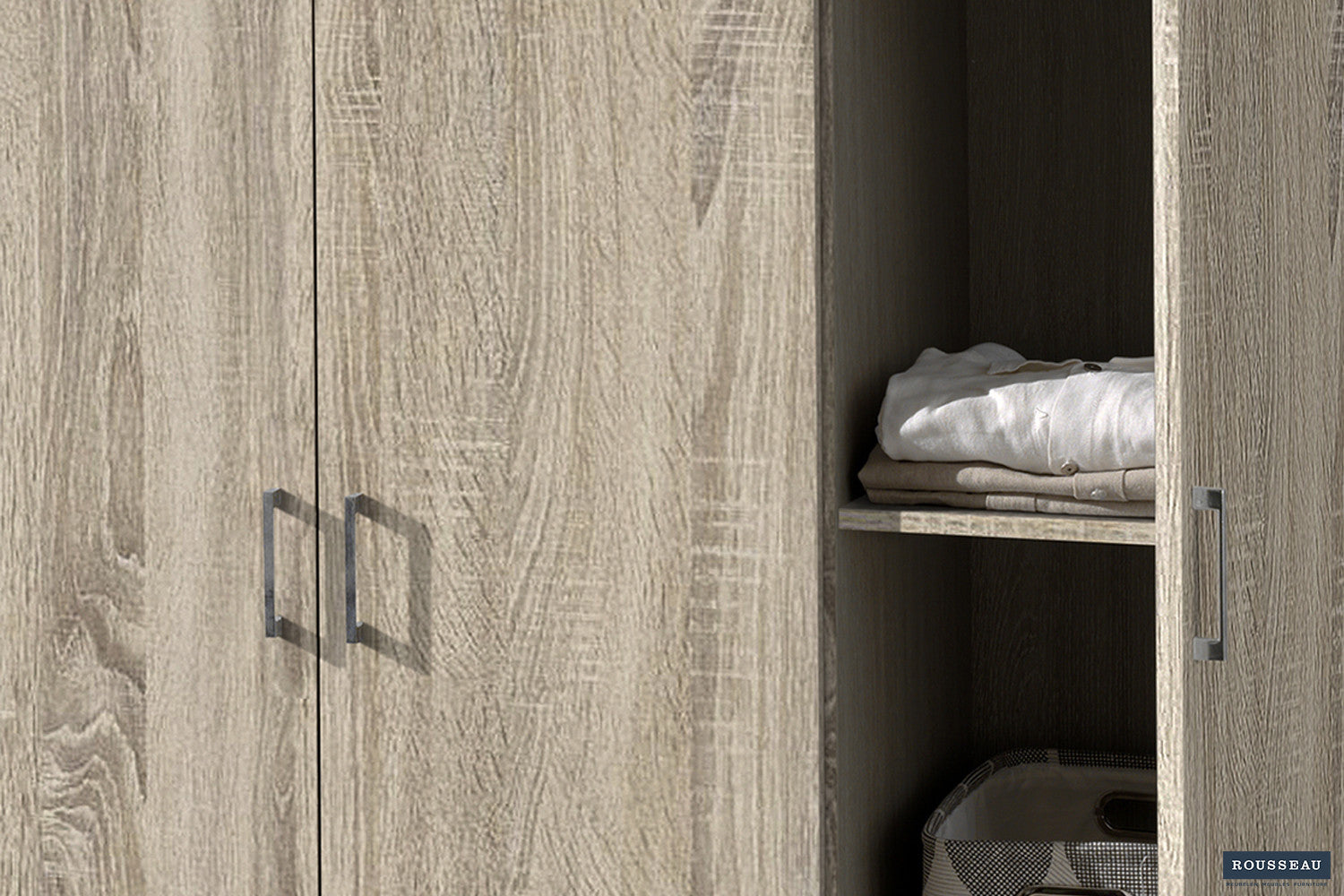 Wardrobe 'Ray' 3 doors Sonoma