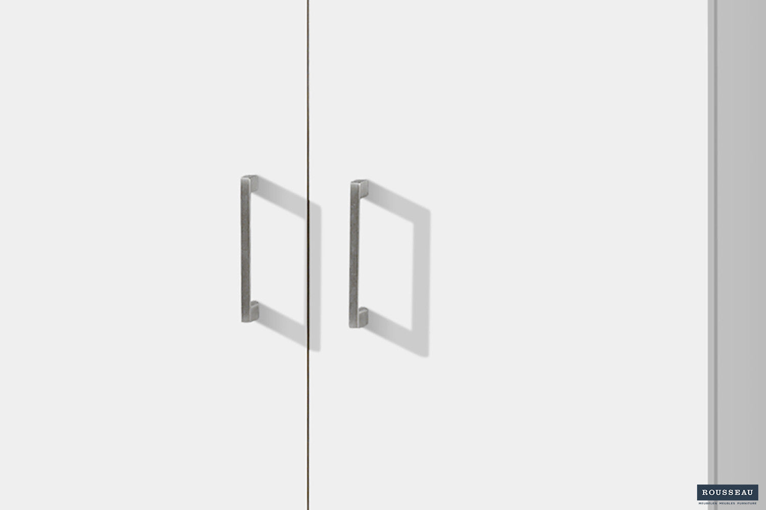 Storage cabinet 'Ray' 2 doors and 4 shelves White