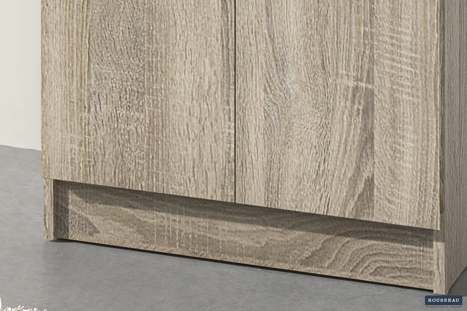 Storage cabinet 'Ray' 2 doors and 4 shelves Sonoma