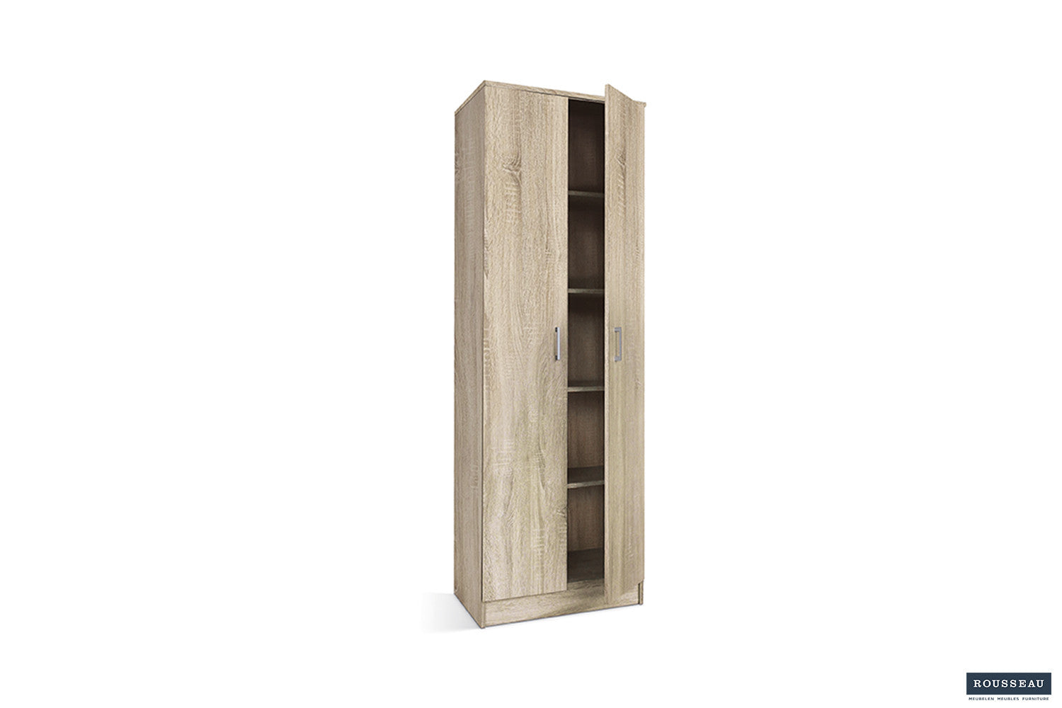 Storage cabinet 'Ray' 2 doors and 4 shelves Sonoma