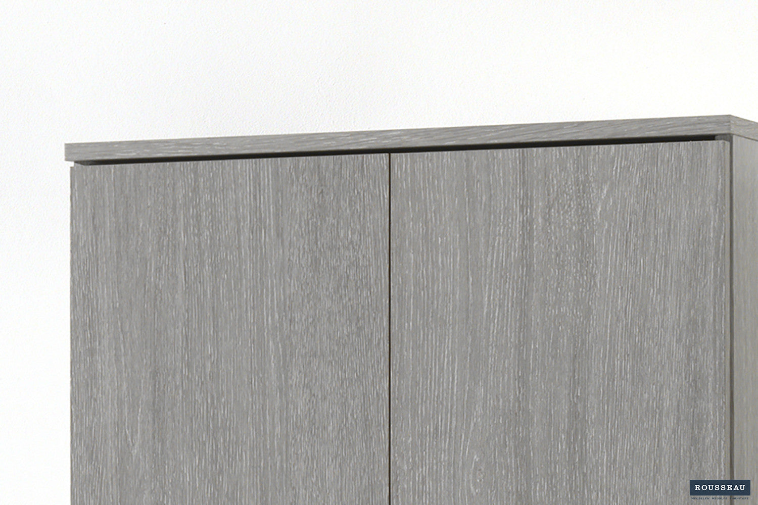 Storage cabinet 'Ray' 2 doors and 4 shelves Gray oak
