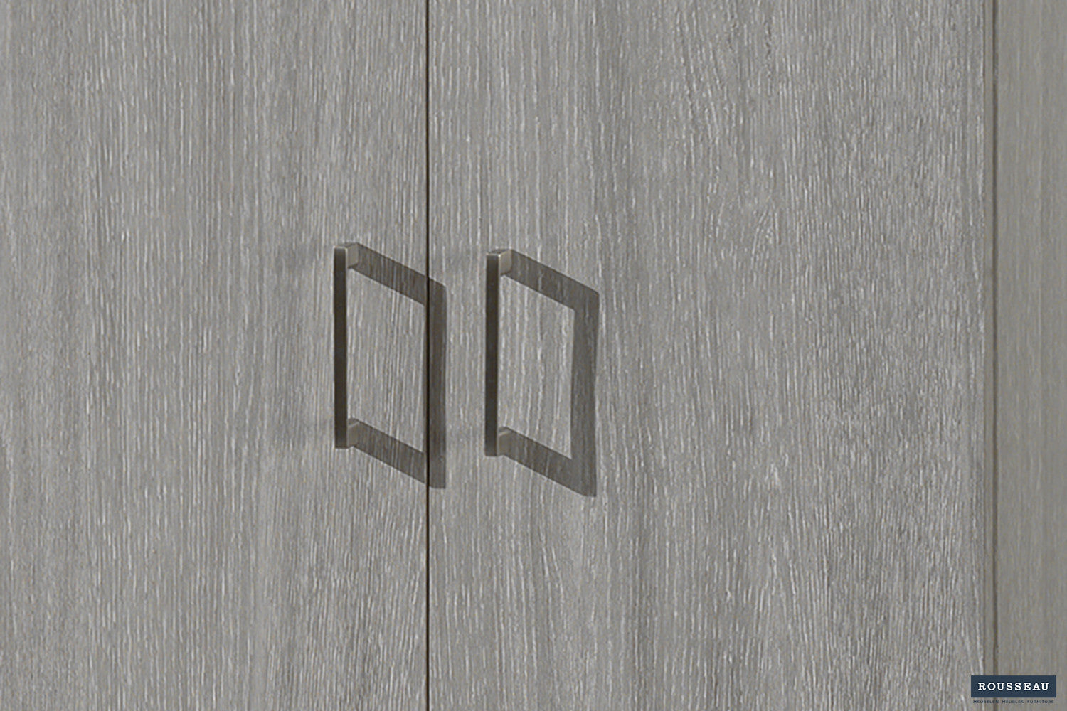 Storage cabinet 'Ray' 2 doors and 4 shelves Gray oak