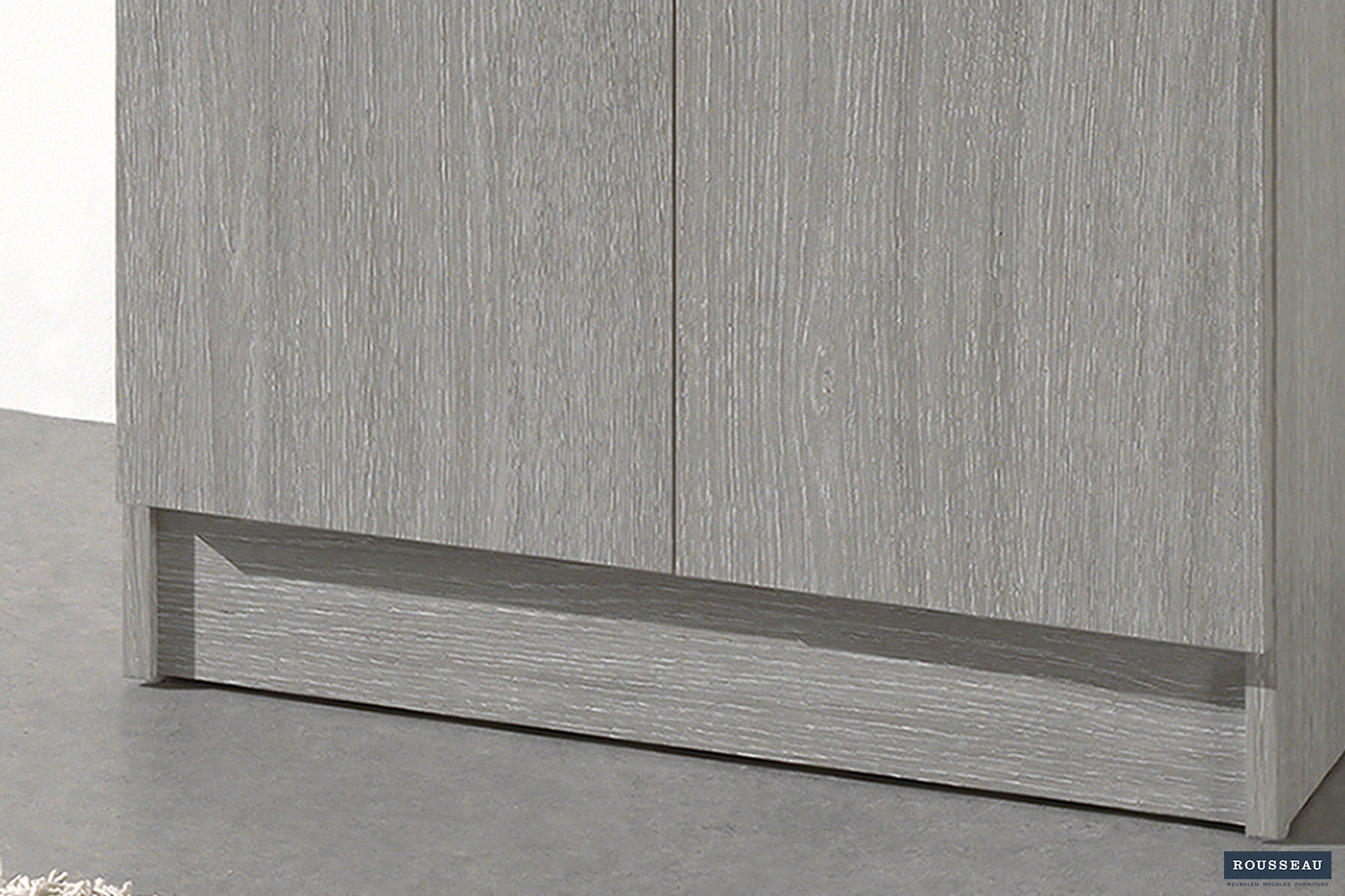 Storage cabinet 'Ray' 2 doors and 4 shelves Gray oak