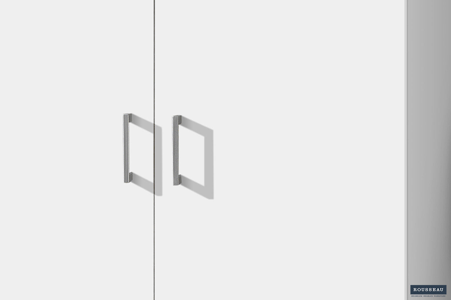 Storage cabinet 'Ray' 2 doors and 4 shelves White