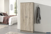 Storage cabinet 'Ray' 2 doors and 4 shelves Sonoma