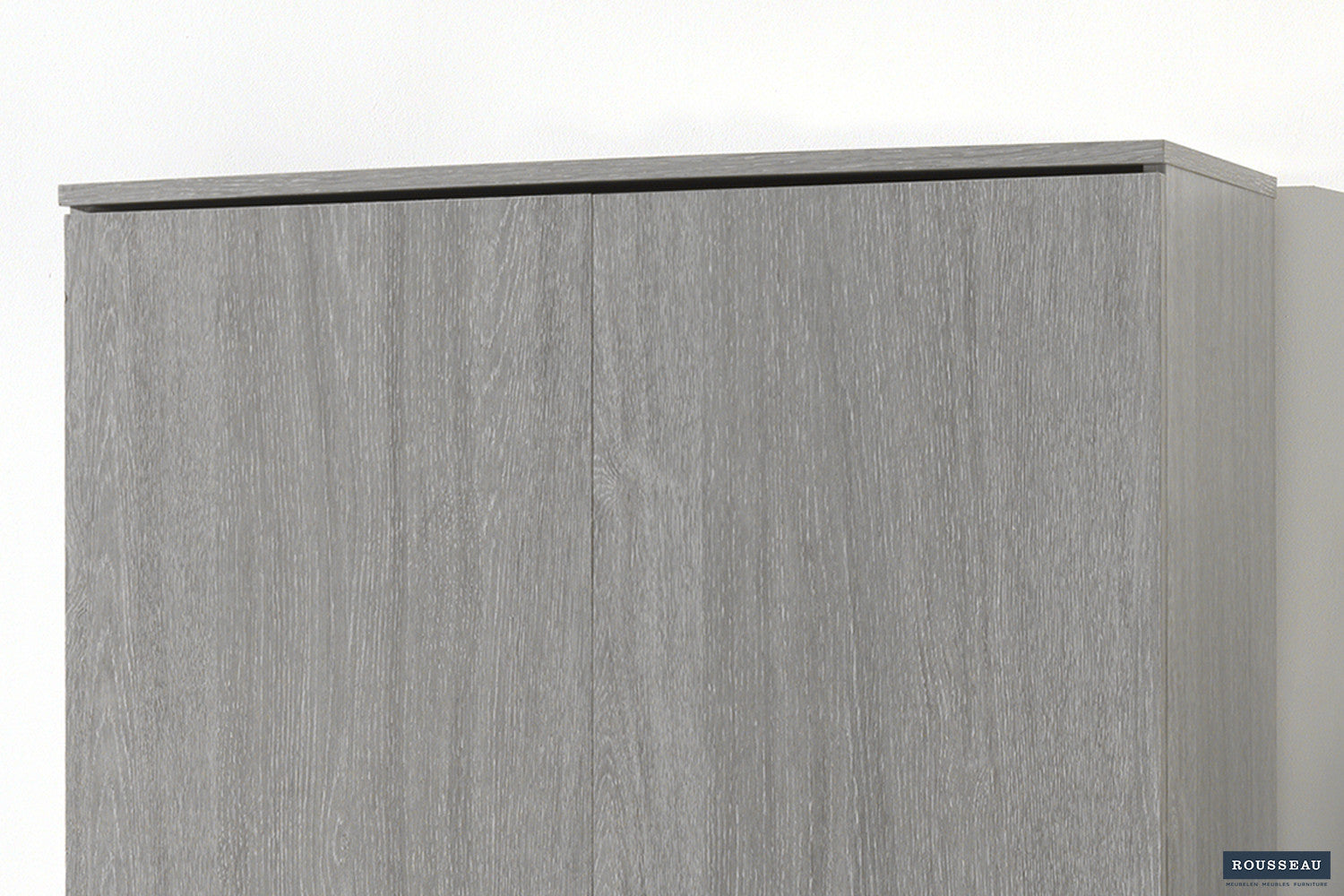 Storage cabinet 'Ray' 2 doors and 4 shelves Gray oak