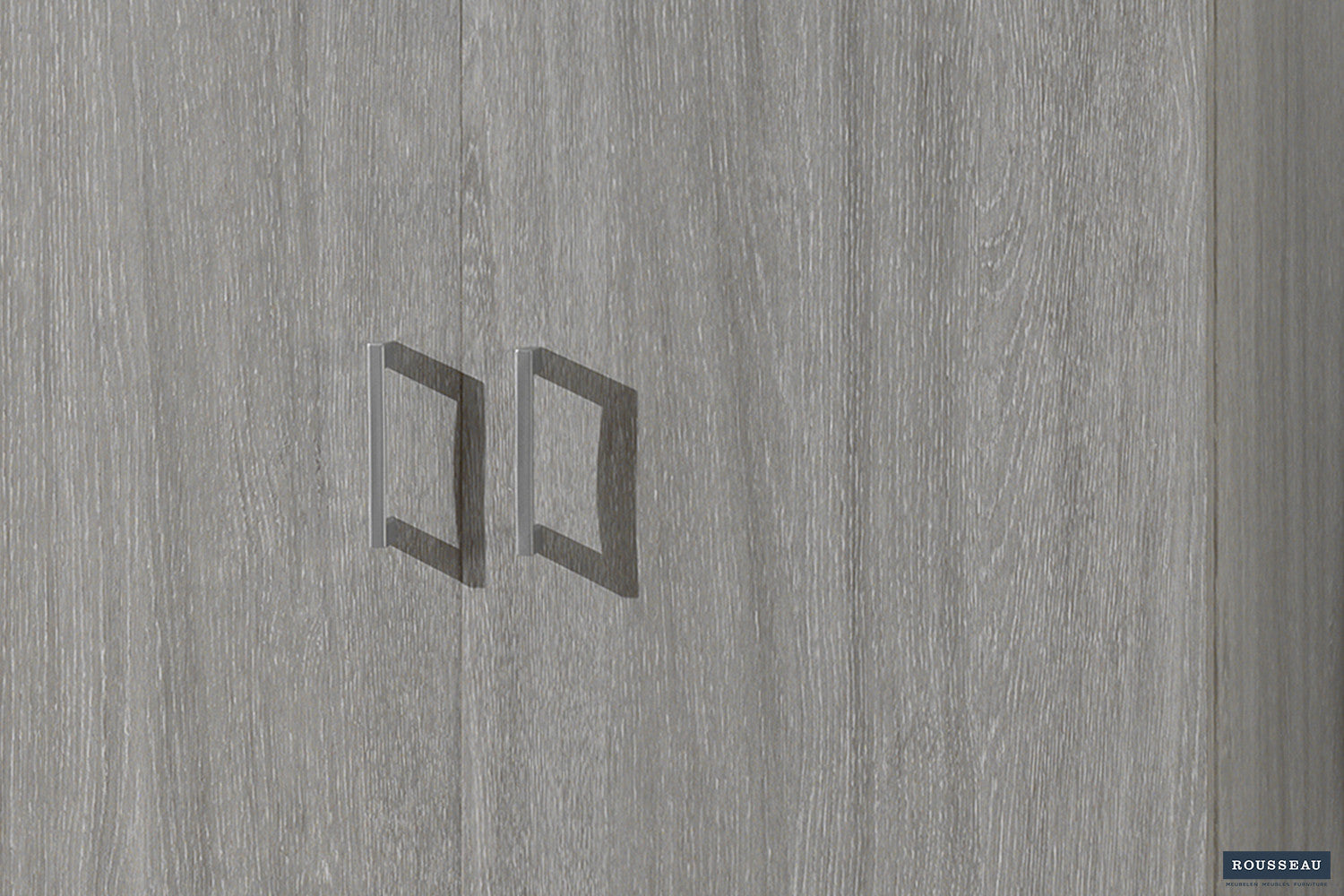 Storage cabinet 'Ray' 2 doors and 4 shelves Gray oak