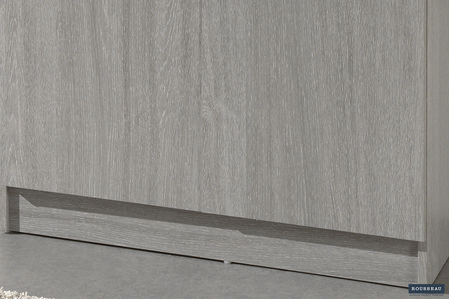 Storage cabinet 'Ray' 2 doors and 4 shelves Gray oak