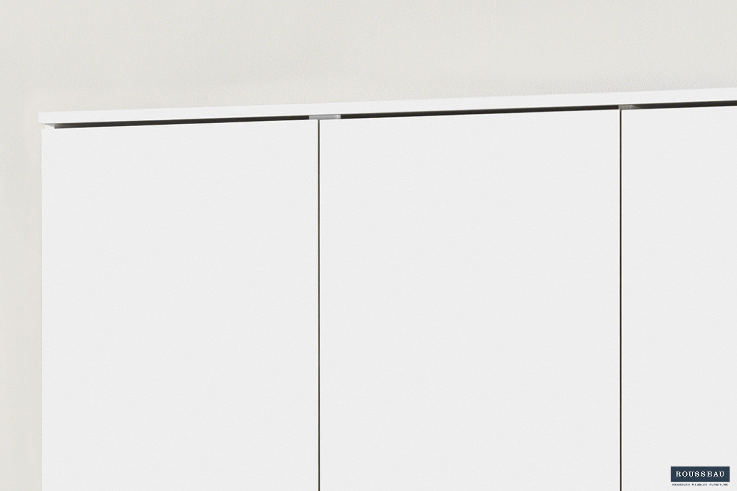 Storage cabinet 'Ray' 3 doors and 4 shelves White