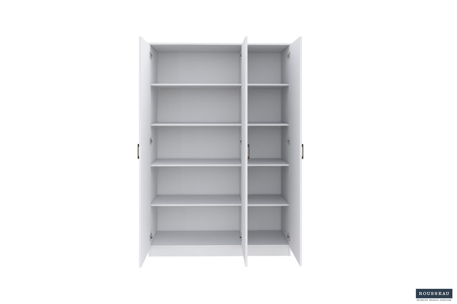 Storage cabinet 'Ray' 3 doors and 4 shelves White