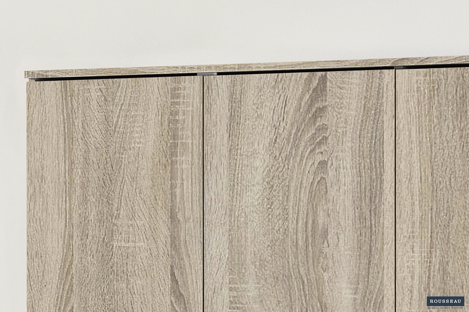 Storage cabinet 'Ray' 3 doors and 4 shelves Sonoma