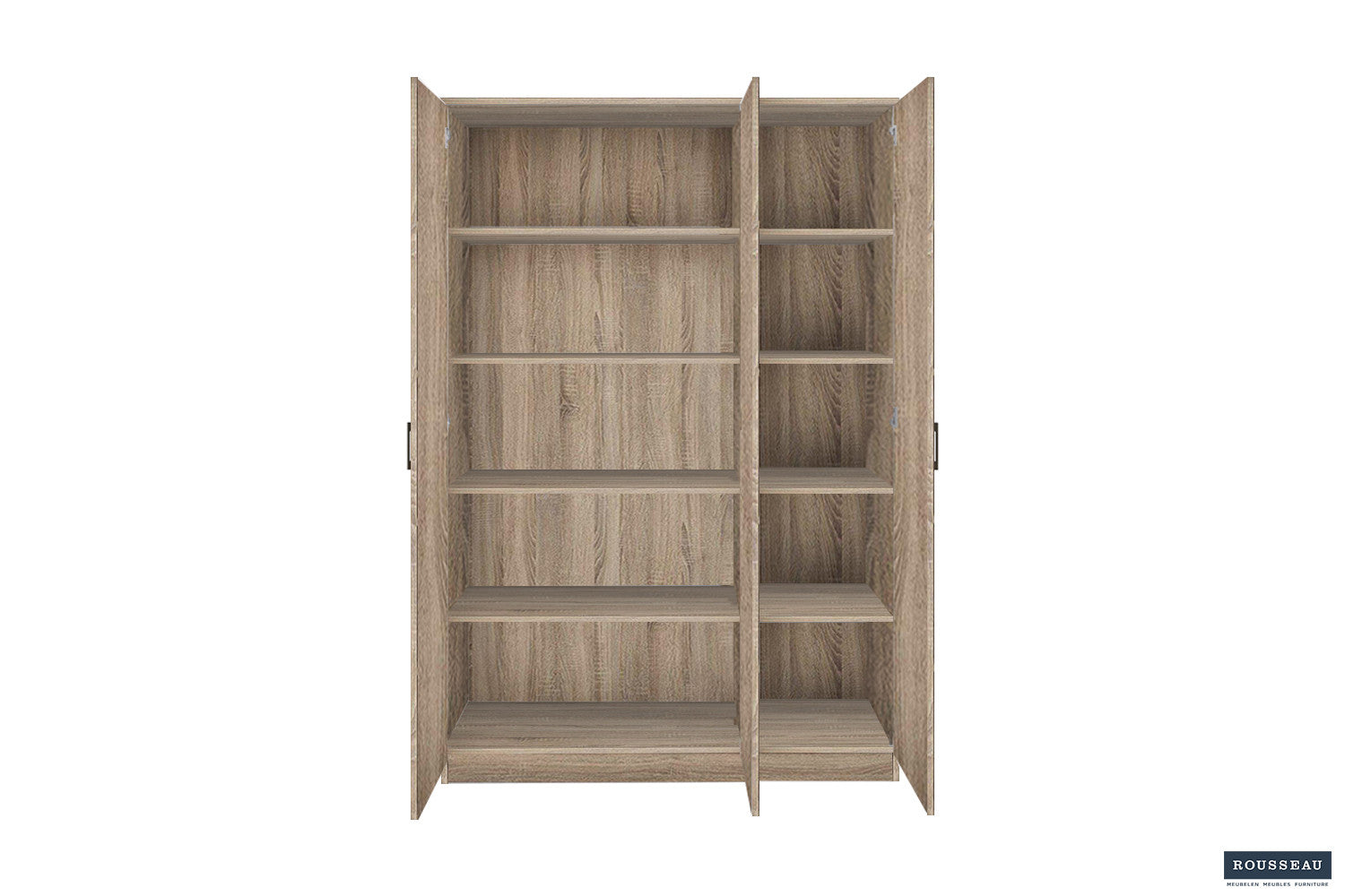 Storage cabinet 'Ray' 3 doors and 4 shelves Sonoma