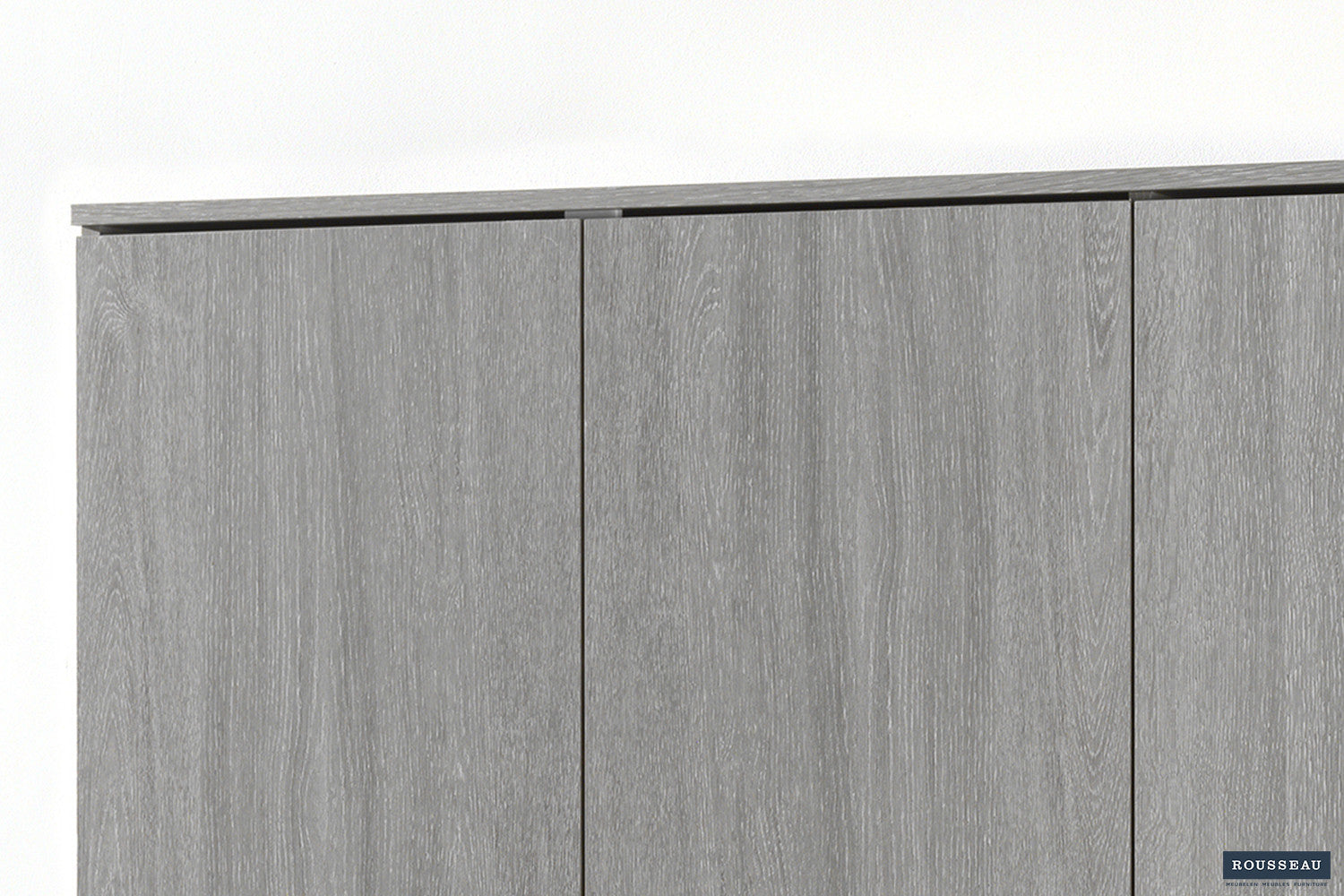 Storage cabinet 'Ray' 3 doors and 4 shelves Gray oak