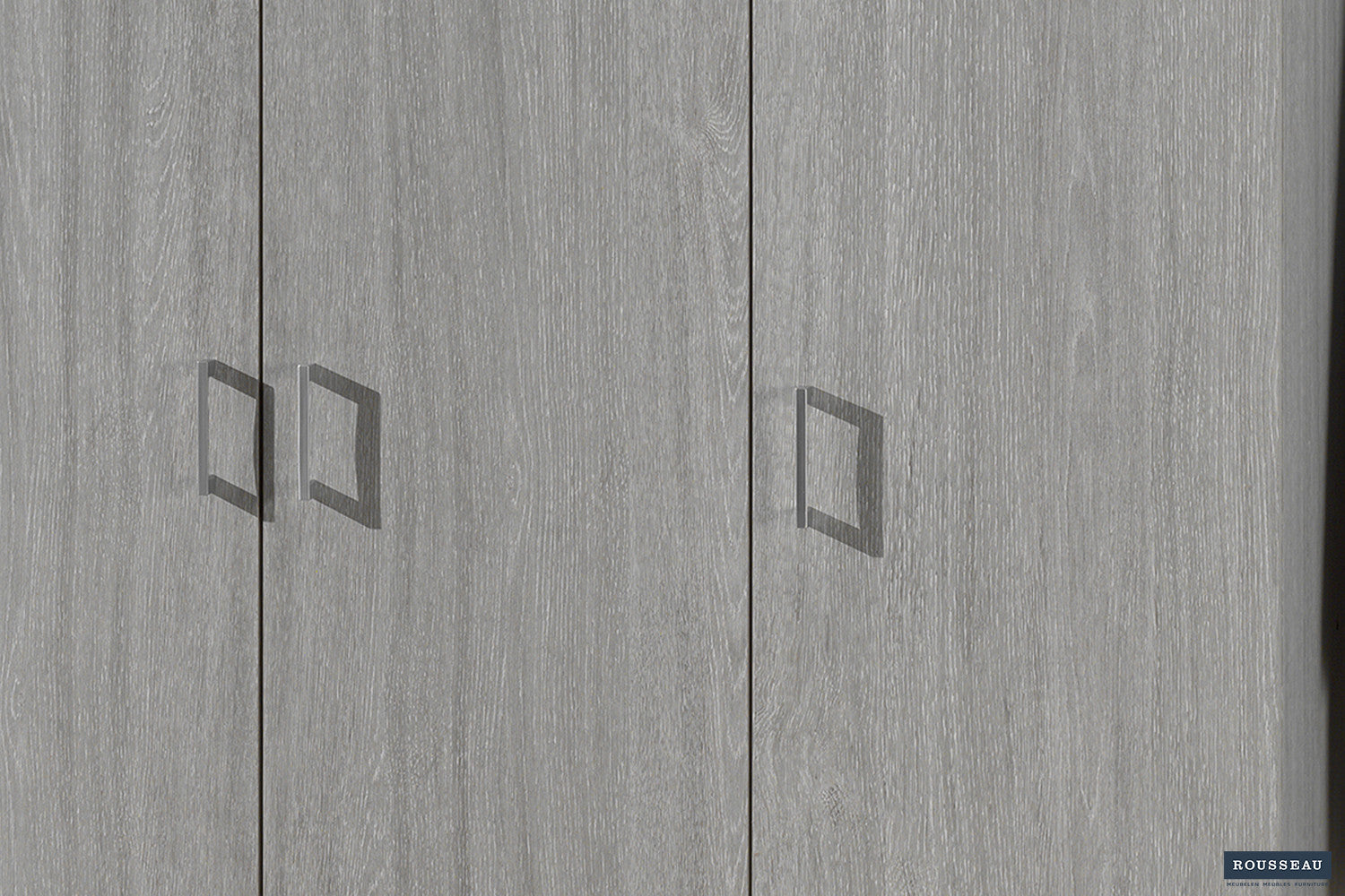 Storage cabinet 'Ray' 3 doors and 4 shelves Gray oak