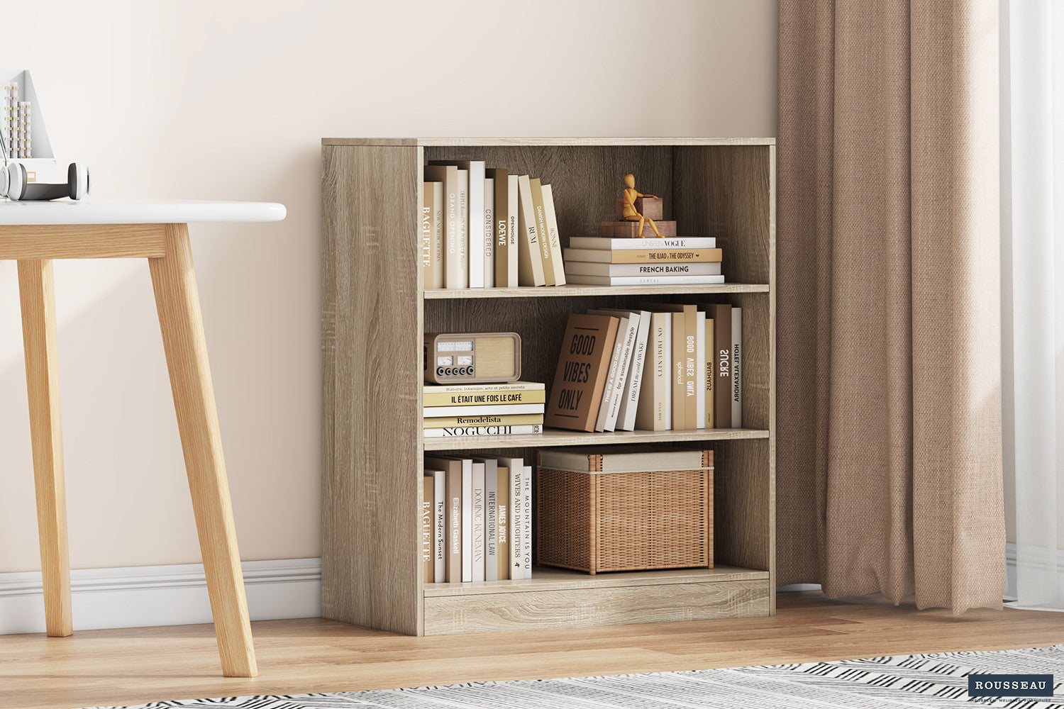 SALE - Boekenkast 'Space' 2 legplanken Sonoma