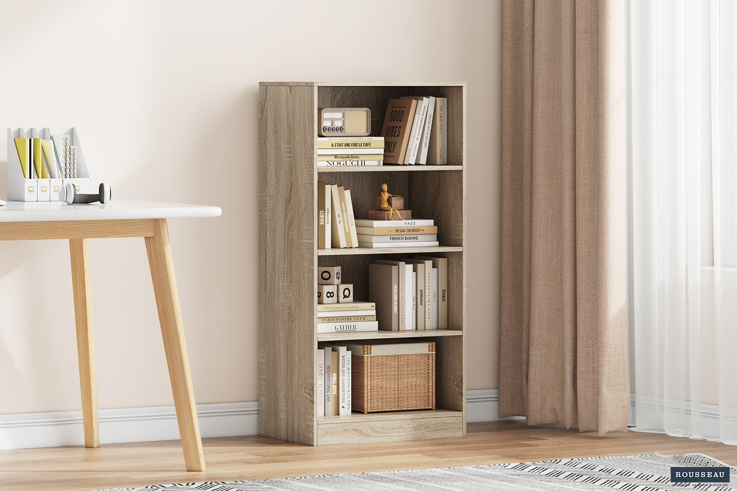 SALE - Boekenkast 'Space' 3 legplanken Sonoma
