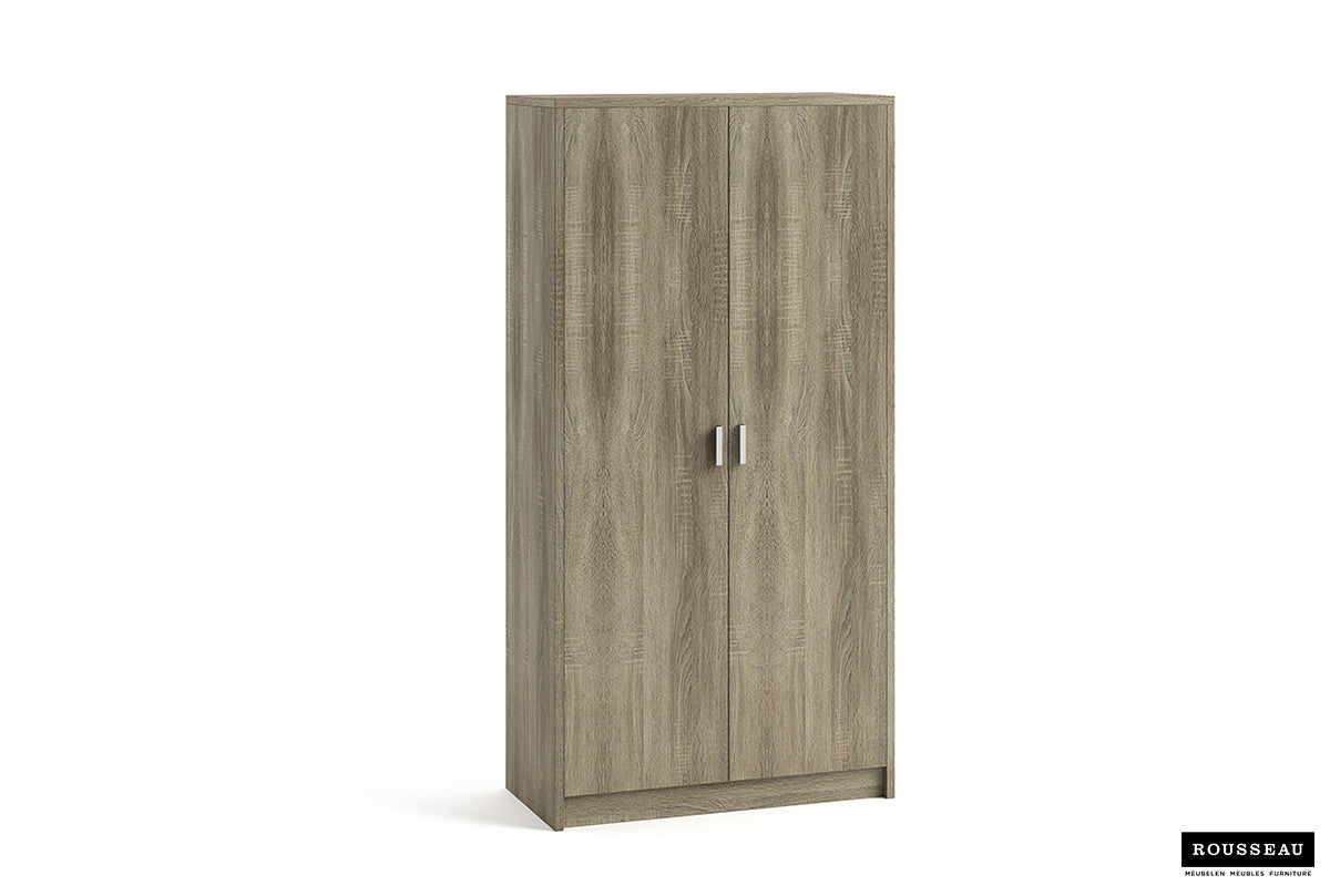 SALE - Storage cabinet 'Space' 2 doors and 4 shelves Sonoma