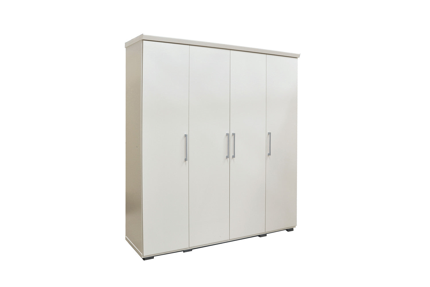 Wardrobe 'Mike' 4 doors White