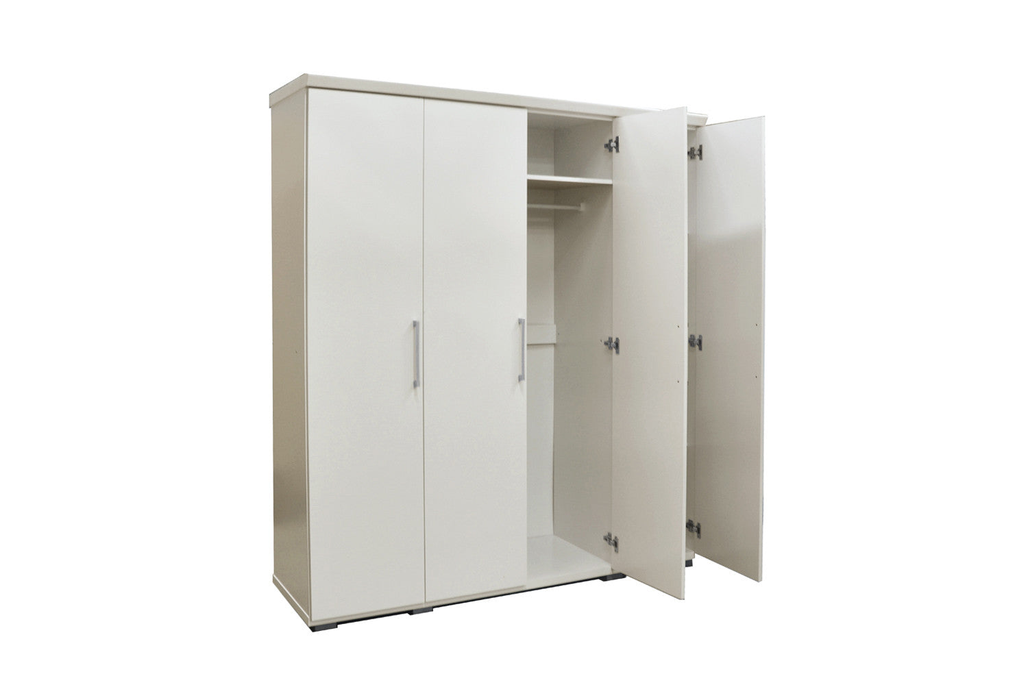 Wardrobe 'Mike' 4 doors White