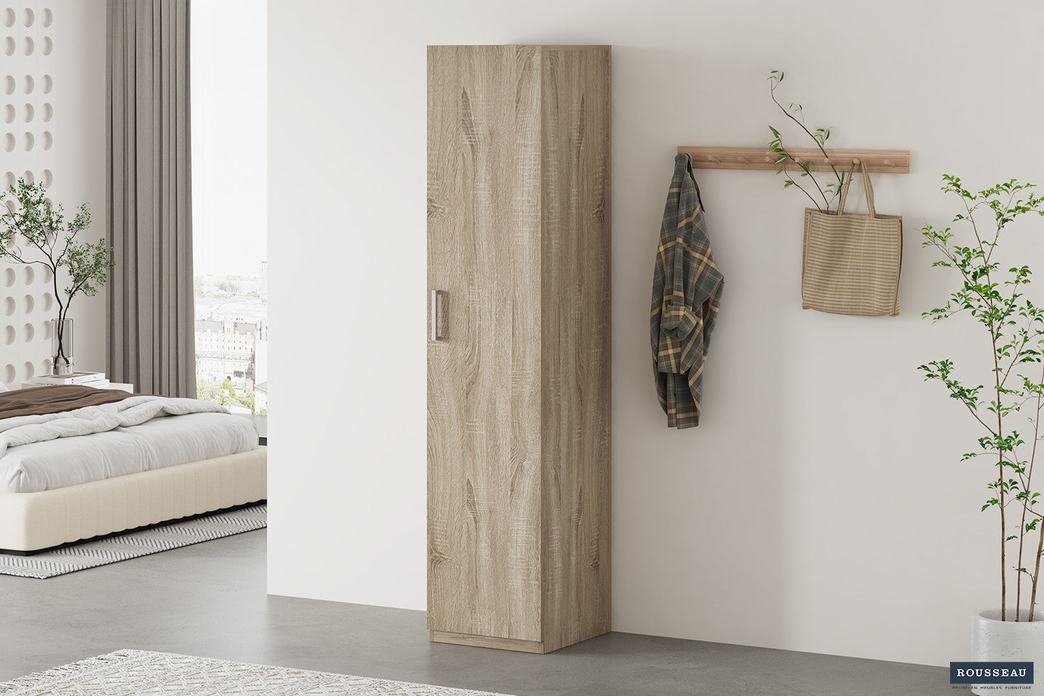 Storage cabinet 'Mike' 40 cm 1 door Sonoma