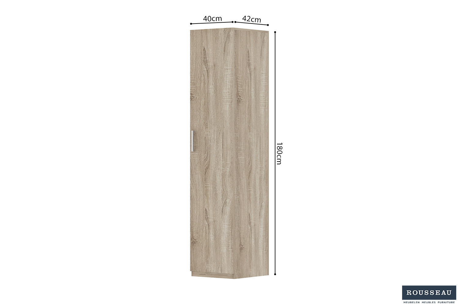 Storage cabinet 'Mike' 40 cm 1 door Sonoma