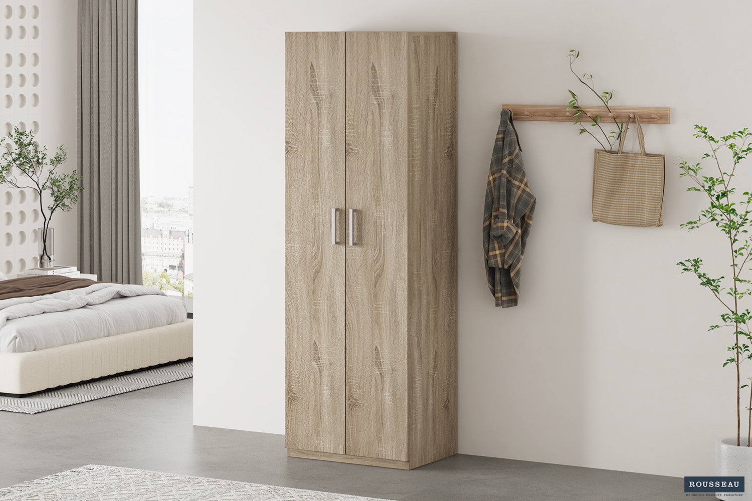 Storage cabinet 'Mike' 60 cm 2 doors Sonoma