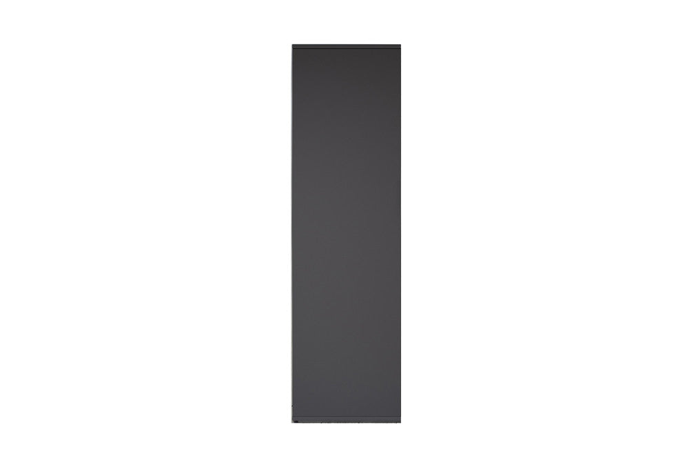 Wardrobe 'Marc' 4 doors with 2 mirrors Dark gray