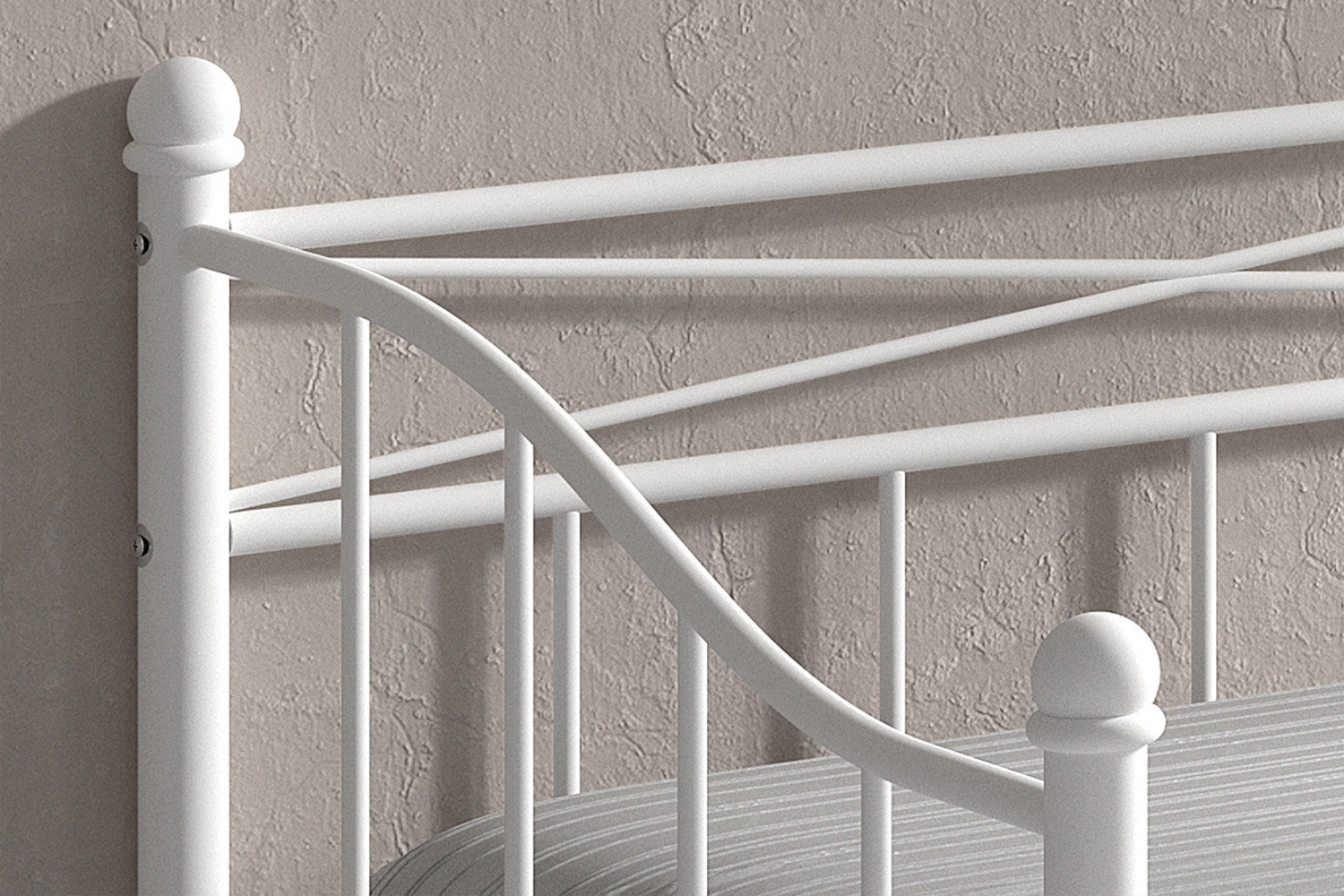 Bed 'Sablo' 90x200 with slatted base White