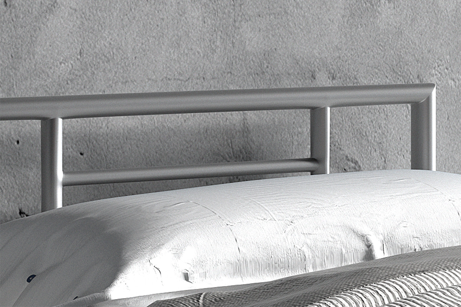 Bed 'Sandro' 90x200 met lattenbodem Grijs