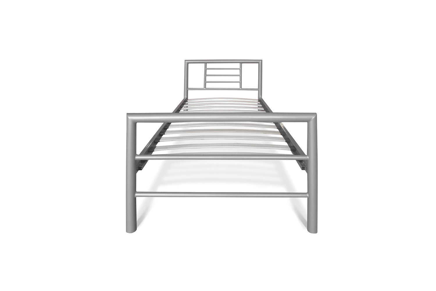 Bed 'Sandro' 90x200 with slatted base Gray