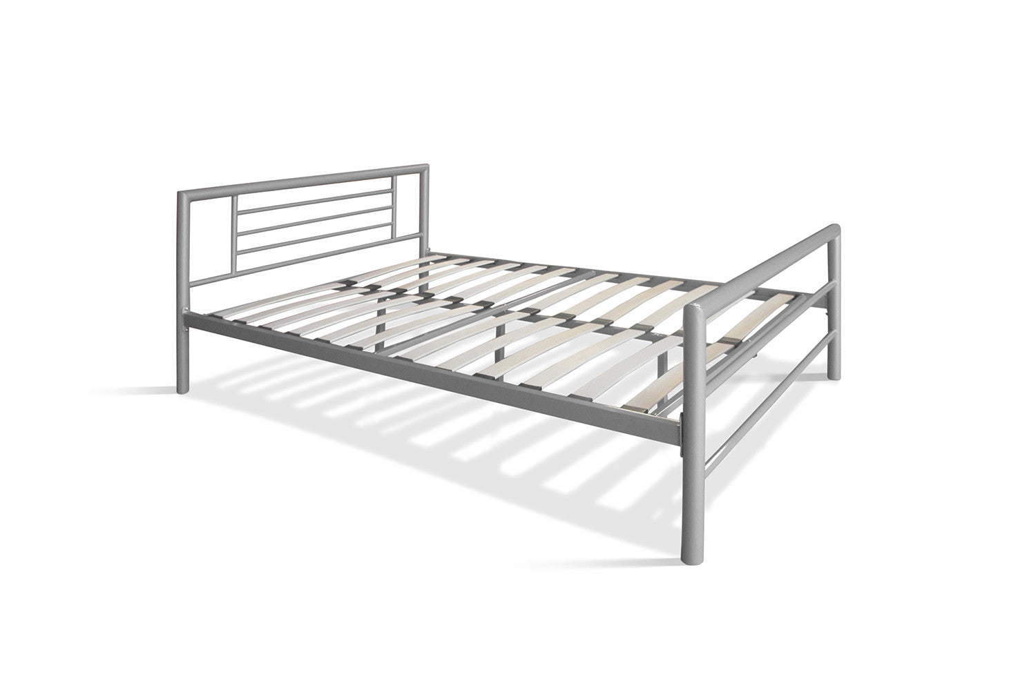Bed 'Sandro' 140x200 with slatted base Gray