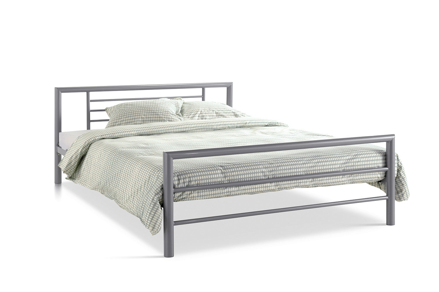 Bed 'Sandro' 160x200 with slatted base Gray