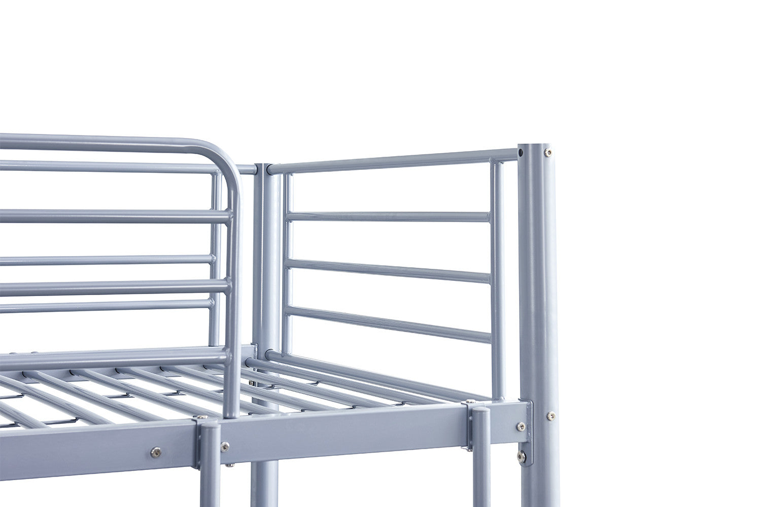 Bunk bed 'Sammy' 90x200 Splittable Metal Light Gray