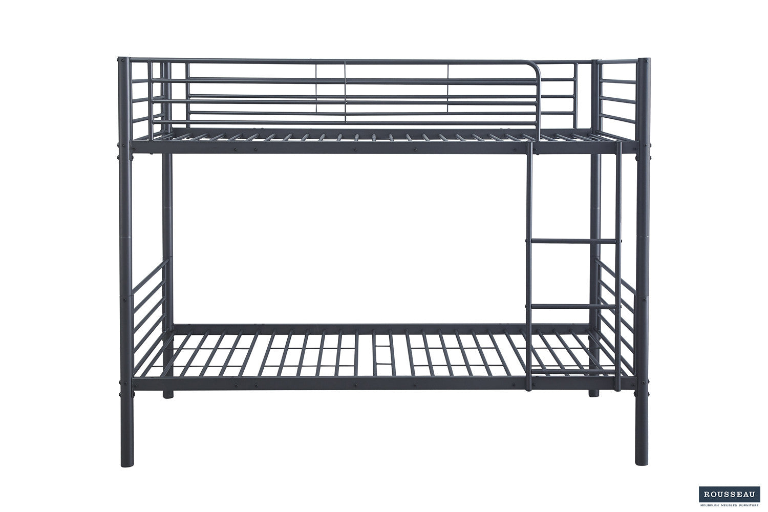 Stapelbed 'Sammy' 90x200 Splitsbaar Metaal Donkergrijs